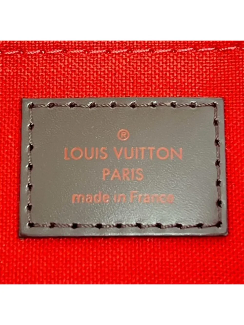 Louis Vuitton Shoulder Bag Damier Ebene Favorite MM Plaid Brown